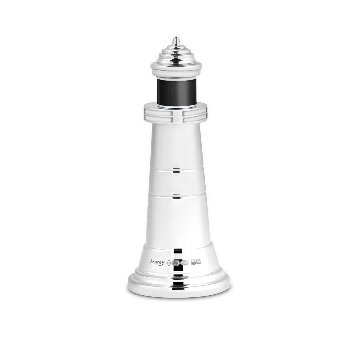 Lighthouse Place Card Holders in Sterling Silver & Enamel, Set of 6 - Image 3
